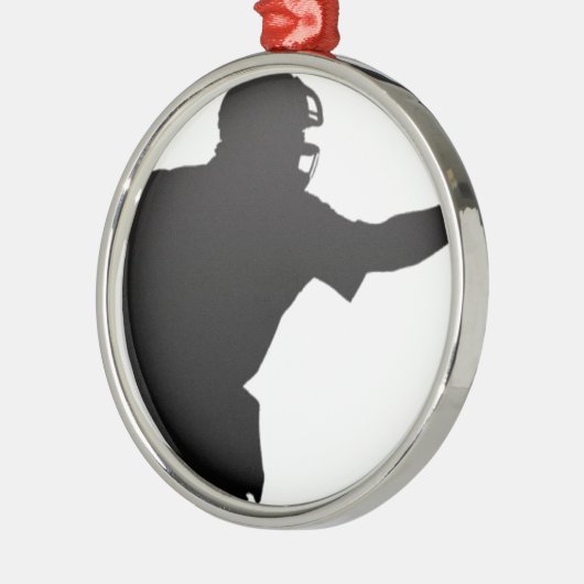 De scheidsrechter metalen ornament (Links)