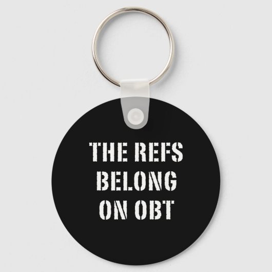 De Scheidsrechters Behoren Bij Obt - Orlando Voetb Sleutelhanger (Voorkant)