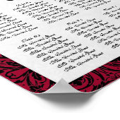 De Schema van de Zitplaats van de Lijst van de van Poster (Hoek)