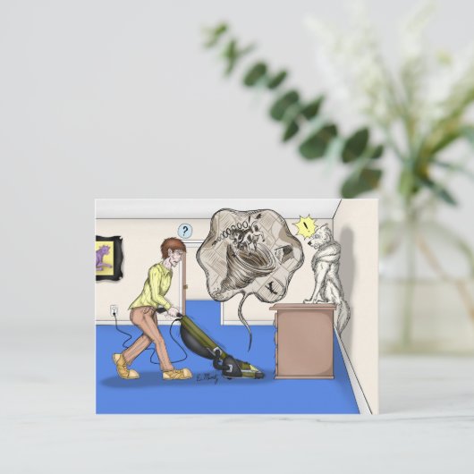 De schemervacuüm briefkaart (Staand voorkant)