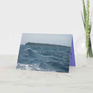 DE SCHENKING DANKT U KAARDT BEDANKKAART