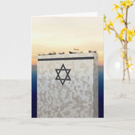 De Schenking van Matzevah Kaart (Gele Bloem)