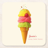 De Schep van Jessica. Glimlach. Herhaal. Kartonnen Onderzetters (Voorkant)