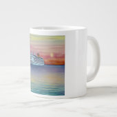 De Schepen van de cruise bieden een Luxurieuze en Grote Koffiekop (Voorkant rechts)