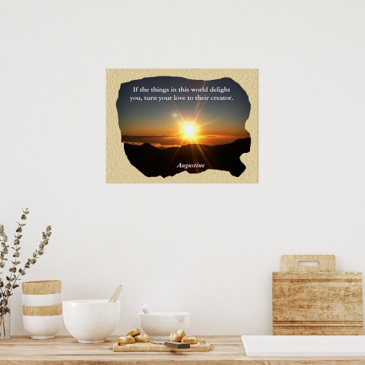 De schepper - de druk van het poster (Keuken)