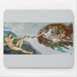 De Schepping van Adam (c. 1511) | Michelangelo Muismat