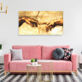 De schepping van Adam. God's hand. Michelangelo Canvas Afdruk (Insitu (Woonkamer))