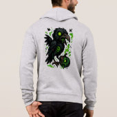 De schepping van Adam - Halloween Cartoon Parodie Hoodie (Achterkant)