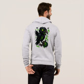 De schepping van Adam - Halloween Cartoon Parodie Hoodie (Achterkant volledig)