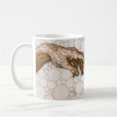 De Schepping van Adam, Handen van Na Michelangelo Koffiemok (Links)