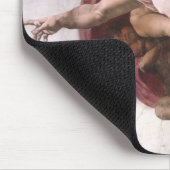 De schepping van Adam in detail Muismat (Hoek)