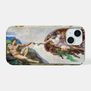 De schepping van Adam   Michelangelo   iPhone 15 Case