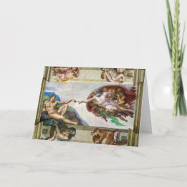 De schepping van Adam | Michelangelo | Kaart