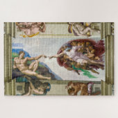 De schepping van Adam | Michelangelo | Legpuzzel (Horizontaal)
