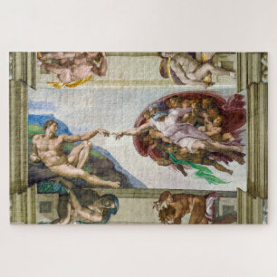 De schepping van Adam   Michelangelo   Legpuzzel