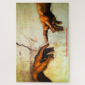 De Schepping van Adam -Vaticaan Rome Legpuzzel (Verticaal)