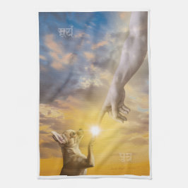 De Schepping van Chihuahua - God maakte Chihuahuas Theedoek