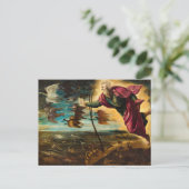 De schepping van de dieren, 1553 door Jacopo Tinto Briefkaart (Staand voorkant)