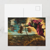 De schepping van de dieren, 1553 door Jacopo Tinto Briefkaart (Voorkant / Achterkant)