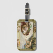 De Schepping van de Mens door Michelangelo (Schepp Bagagelabel (Voorkant (verticaal))