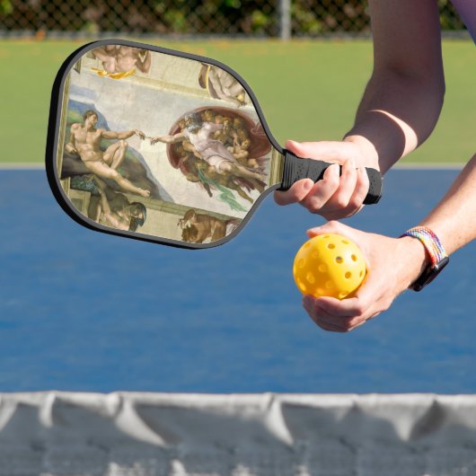 De Schepping van de Mens door Michelangelo (Schepp Pickleball Paddle (Insitu)