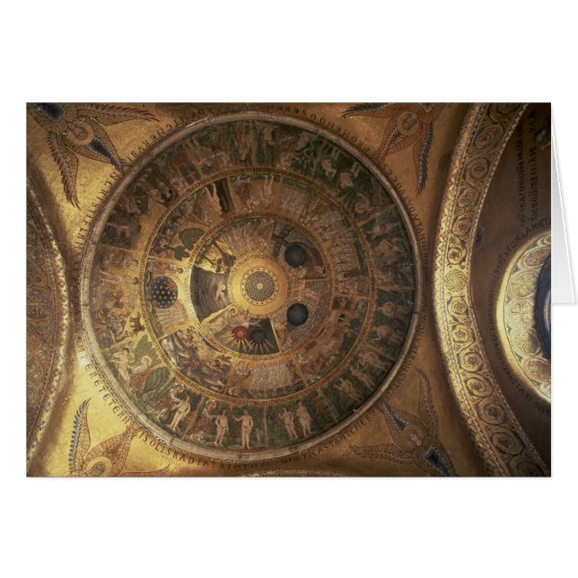 De schepping van de wereld uit Genesis Cupola (Voorkant Horizontaal)