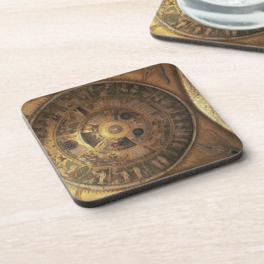 De schepping van de wereld uit Genesis Cupola Drankjes Onderzetter (Linkerzijde)