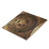 De schepping van de wereld uit Genesis Cupola Tegeltje (Zijkant)