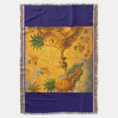 De schepping van Pine Adam - Pineapple Empire Deken (Voorkant Verticaal)