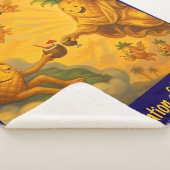 De schepping van Pine Adam - Pineapple Empire Sherpa Deken (3/4)