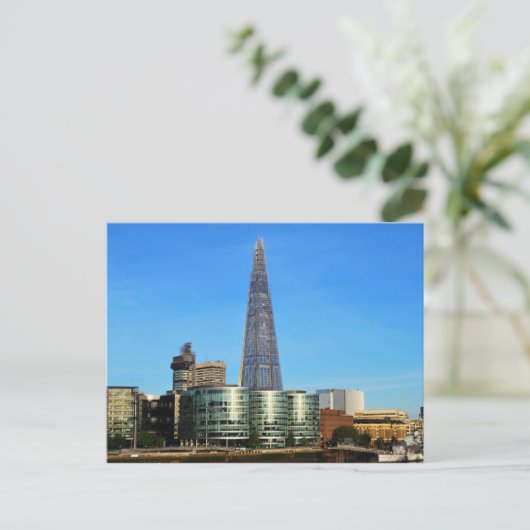 De scherf van Glas in Londen Briefkaart (Staand voorkant)