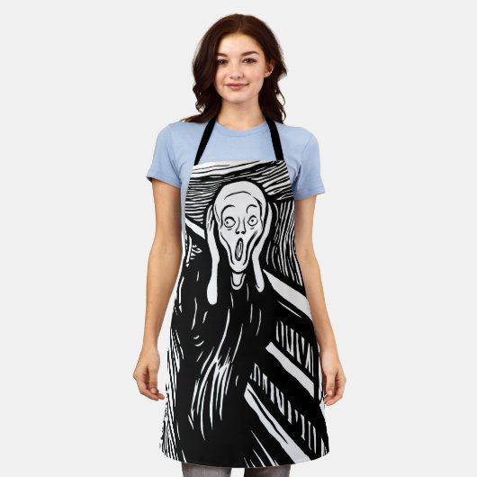 De schermlithograaf schort (Gedragen)