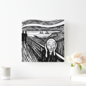 De schermlithograaf vierkante klok (Huis)