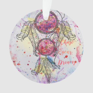 De schets Dreamcatcher "Jacht van de waterverf uw Ornament