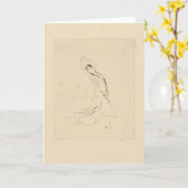 De Schets van de Dans van Fandango 1923 - Spatie Kaart (Gele Bloem)