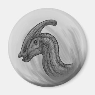 De Schets van Parasaurolophus Magneet