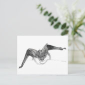 De schetsbriefkaart van de knuppel door Nicole Briefkaart (Staand voorkant)