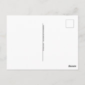 De schetsbriefkaart van de knuppel door Nicole Briefkaart (Achterkant)