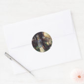 De schetsers door John Singer Sargent Ronde Sticker (Envelop)