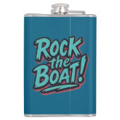 De Schetterende Siren Heupfles (Achterkant)