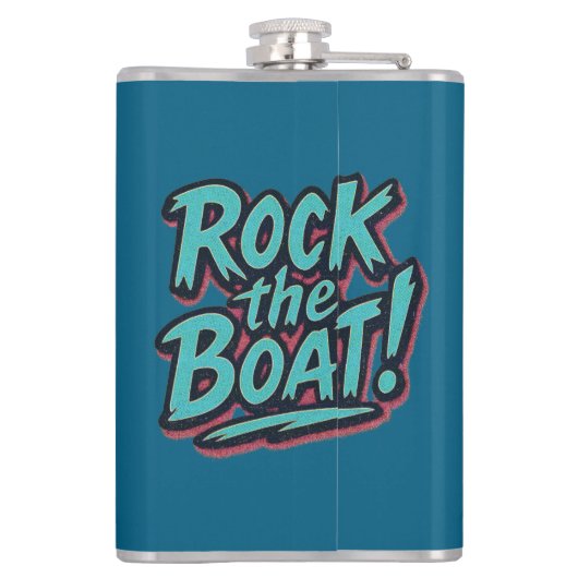 De Schetterende Siren Heupfles (Achterkant)