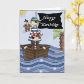 De scheurbuik plagi?ërt de Groet van de Verjaardag Kaart (Gele Bloem)