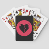 De scheuren van de liefde pokerkaarten (Achterkant)