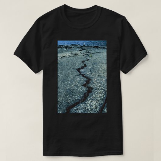 De scheurende aarde natuur kunst schoonheid t-shirt (Design voorkant)