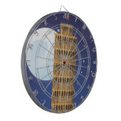 De scheve toren van Pisa Dartbord (Voorkant Links)