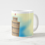 De scheve toren van Pisa Grote Koffiekop (Voorkant rechts)
