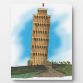 De scheve toren van Pisa, Italië Fotoplaat (Voorkant)