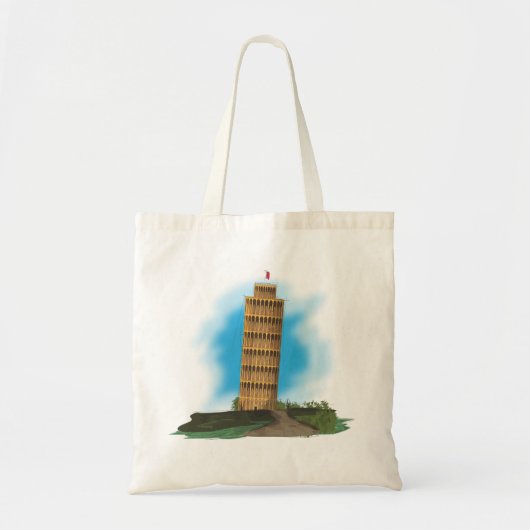 De scheve toren van Pisa Tote Bag (Voorkant)