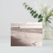 De Scheveningse Dier in de schemering Briefkaart (Staand voorkant)