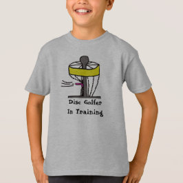 De schijfgolfer in het trainen van kinder shirt